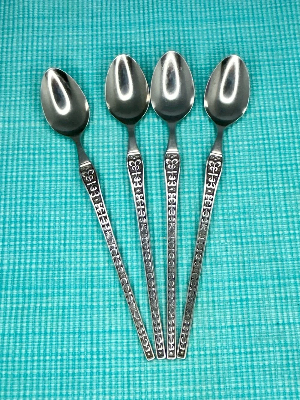 La Senda by Hanford Forge Stainless Steel Ice Tea Spoons Japan 4 PC
